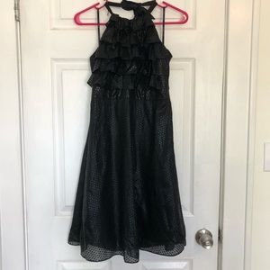 Betsey Johnson Black Halter Dress